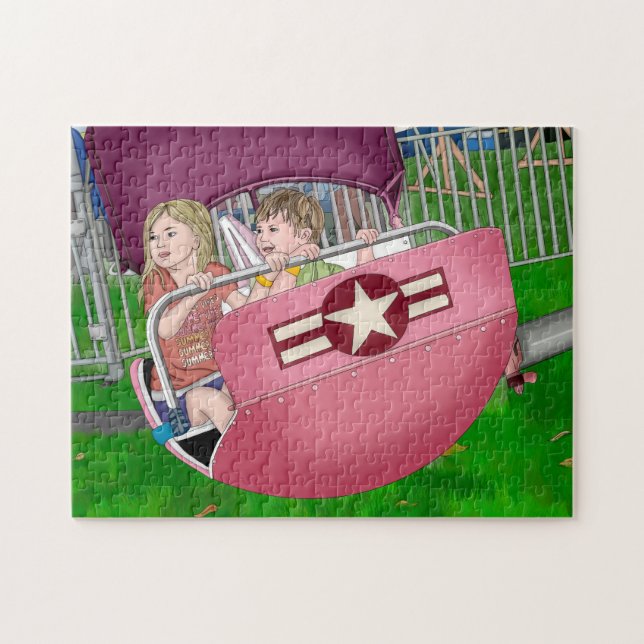 Puzzle Enfants en art lunaire du Carnaval (Horizontal)