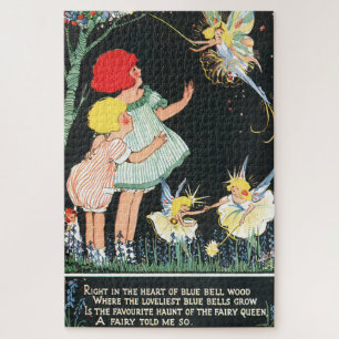 Puzzle Enfants vintage avec fée ailée