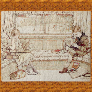 Puzzle Enfants vintages lecture