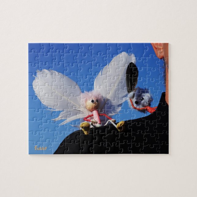 Puzzle Engel fubby sur mon épaule avec Monster stimulant (Horizontal)