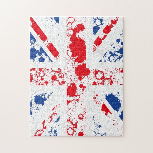 Puzzle ENGLAND FLAG KCALIMA effect par Masanser (Vertical)