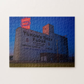 Puzzle Enseigne au néon du moulin à farine Yukon' Best au