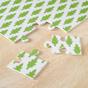 Puzzle Ensemble de dossiers verts botaniques