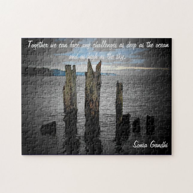 Puzzle Ensemble nous pouvons relever tous les défis (Horizontal)