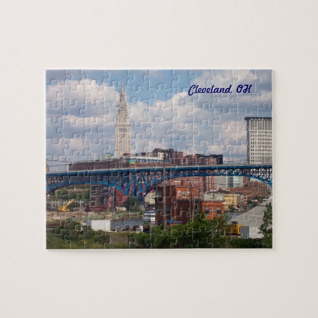 Puzzle ensoleillé de Cleveland OH (Horizontal)