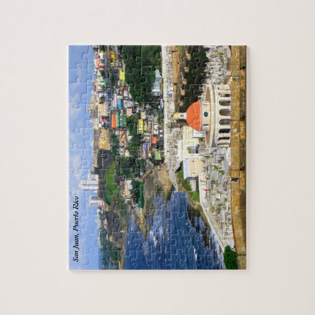 Puzzle ensoleillé de San Juan Porto Rico (Vertical)