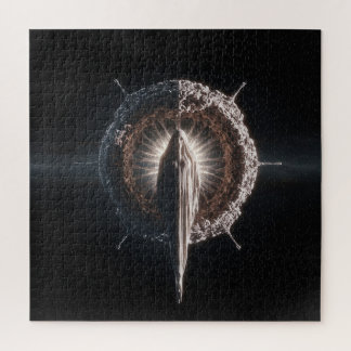 Puzzle Entité texturée dans l'espace extra-atmosphérique 