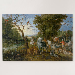 Puzzle Entrée des animaux dans l'arche de Noé (Brueghel)
