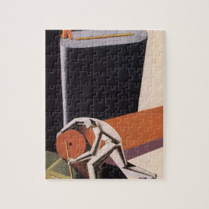 Puzzle Entreprise Vintage, tissus et textiles Art Déco