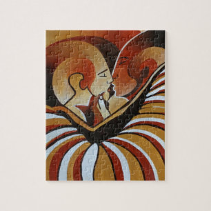 Puzzle Enveloppé Dans Une Couverture D'Amour