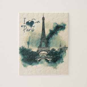 Puzzle Envoyez un morceau de Paris avec vous - Tour Eiffe