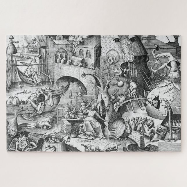 Puzzle Envy (Invidia), Les Sept Péchés Mortels (Horizontal)