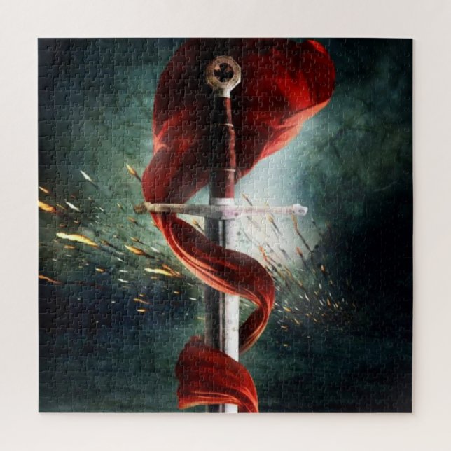 Puzzle Épée de bataille Red Sash (Vertical)