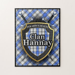 Puzzle Épées et bouclier du clan Hannay Tartan
