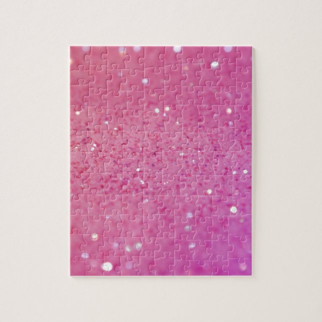 Puzzle Éperche de Parties scintillant rose Neon (Vertical)