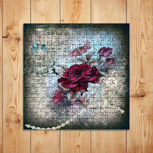 Puzzle Éphémère Rose Victorienne