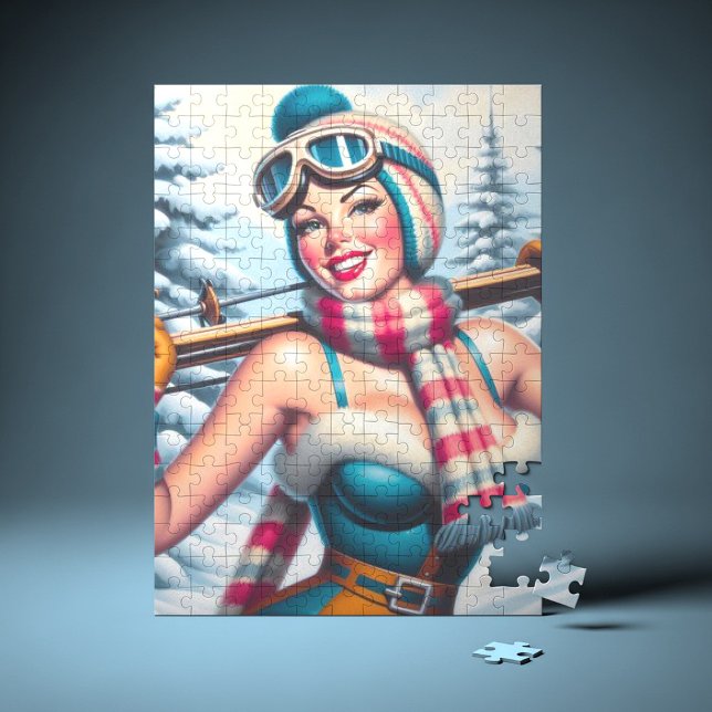 Puzzle Épouse d'hiver fille (Créateur téléchargé)