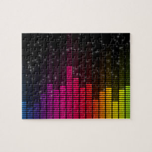 Puzzle Equalizer Disco Lights volume de musique