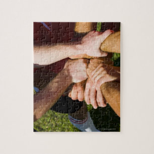 Puzzle Équipe avec bras