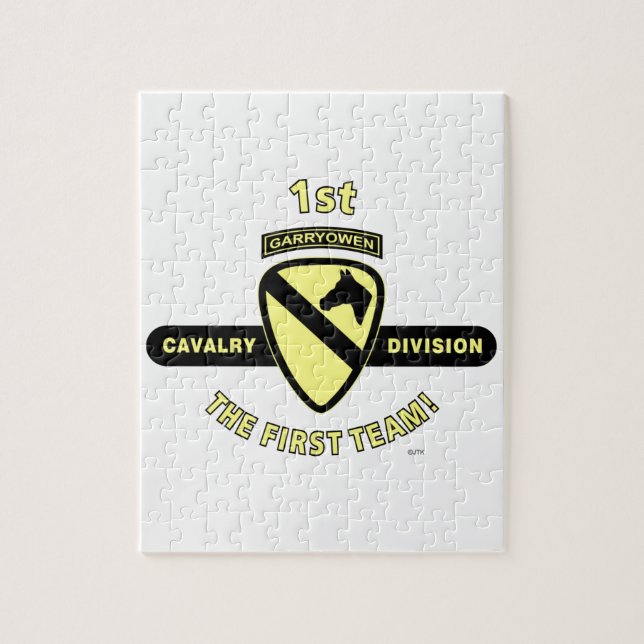 Puzzle ęr DIVISION de CAVALERIE "La PREMIÈRE ÉQUIPE " (Vertical)