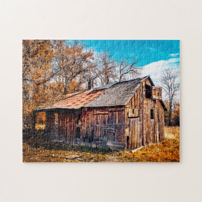 Puzzle Érable négondo en automne Colorado. (Horizontal)