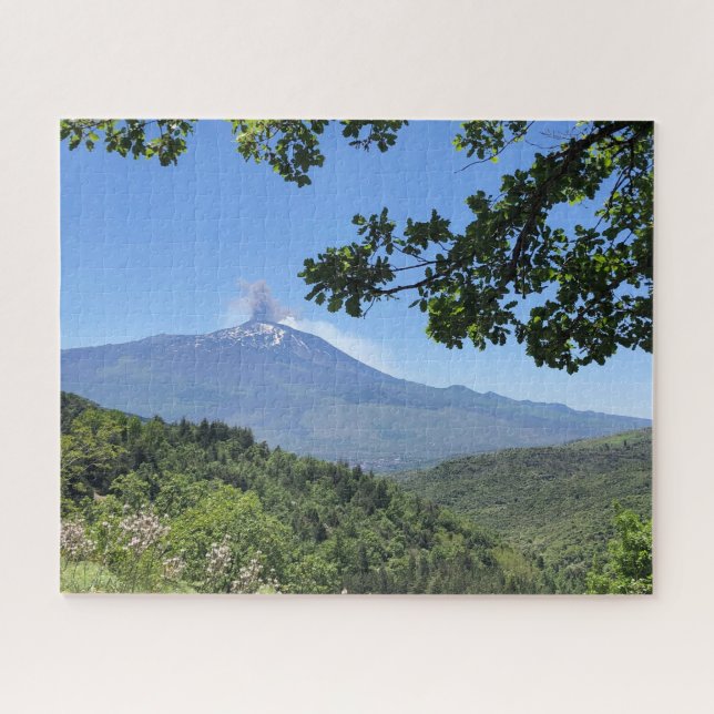Puzzle Érupts du mont Etna (Horizontal)