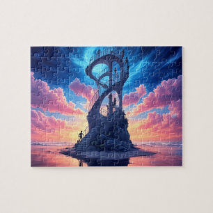 Puzzle Escalier vers le Ciel, Puzzle, 8x10 po, 110 pièces