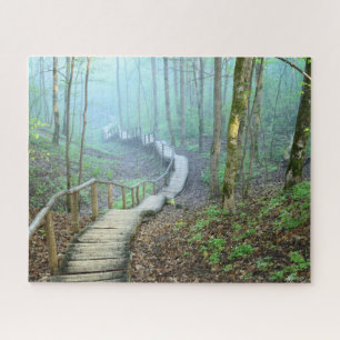 Puzzle Escaliers en bois de enroulement par les bois