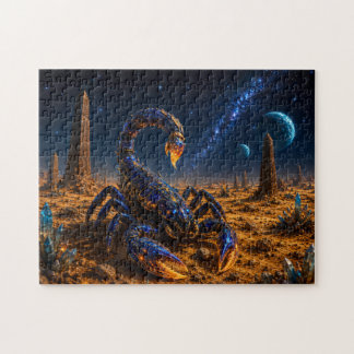 Puzzle Escorpión Cósmico — Guardián del Planeta Alienígen