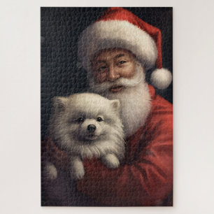 Puzzle Eskimo américain avec le Père Noël Fête de Noël fe