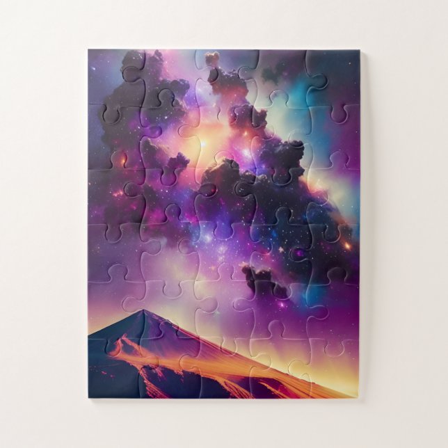 Puzzle Espace extérieur nuage galactique astronomie paysa (Vertical)