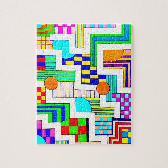 Puzzle Espace vide avec couleurs (Vertical)