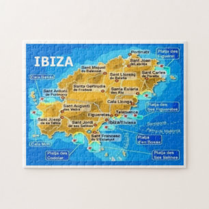Puzzle Espagne - Baléares - Ibiza - Eivissa -
