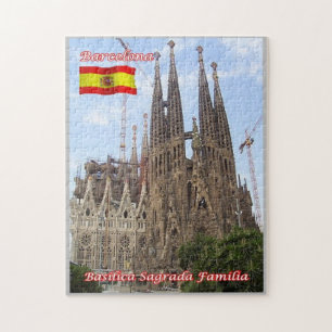 Puzzle Espagne - Barcelone - Basilique Sagrada Familia -