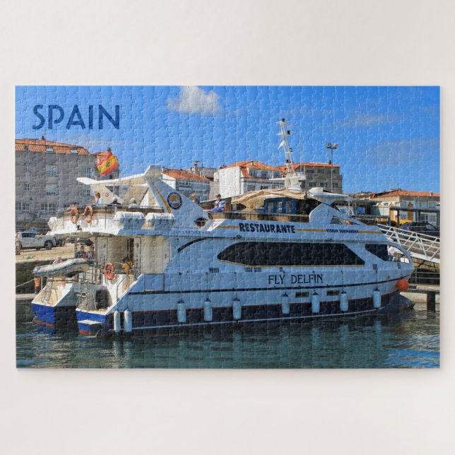 Puzzle Espagne : bateau d'excursion restaurant (Horizontal)