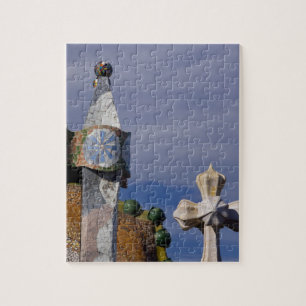 Puzzle Espagne, Catalogne, Barcelone. Casa Batllo (1906).