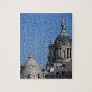 Puzzle Espagne, Catalogne, Barcelone. Toit de Barcelone 2