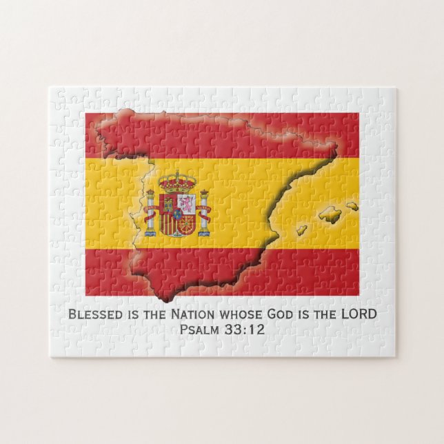 Puzzle ESPAGNE | Espagne | Blessed Nation | DRAPEAU ESPAG (Horizontal)