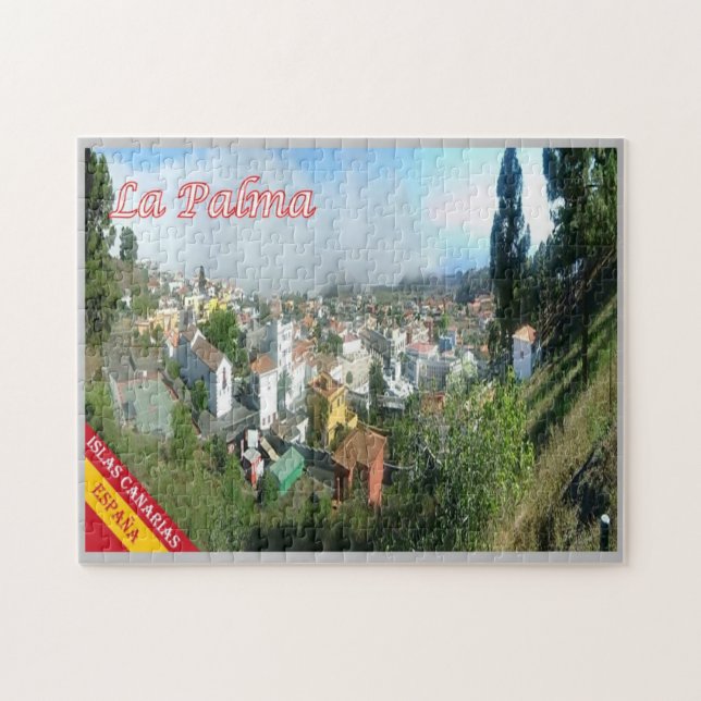 Puzzle Espagne - Îles Canaries - La Palma - (Horizontal)