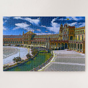 Puzzle Espagne réelle - Plaza De Espana