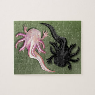 Puzzle Espèce de Black and White Axolotls