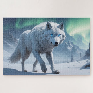 Puzzle Esprit de loup blanc