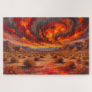 Puzzle Esprit du désert : Édition Galerie Solar Vortex