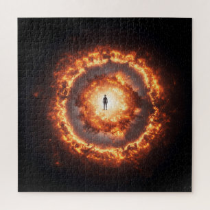 Puzzle Esprit foncé mais espoir à l'intérieur de l'explos