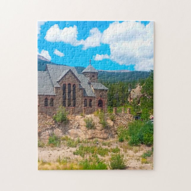 Puzzle Estes Park Colorado. (Vertical)