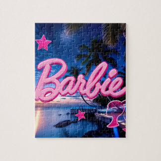 Puzzle esthétique glamour coucher de soleil tropic