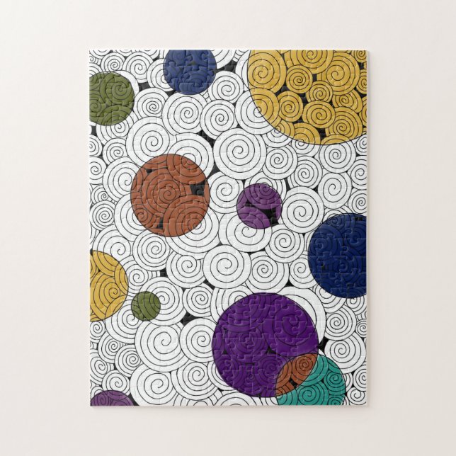 Puzzle et cercles (Vertical)