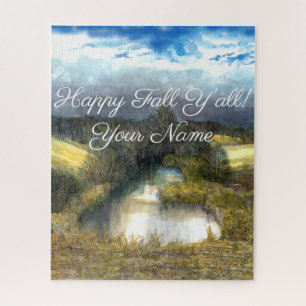 Puzzle Etanche d'automne peinture aquarelle