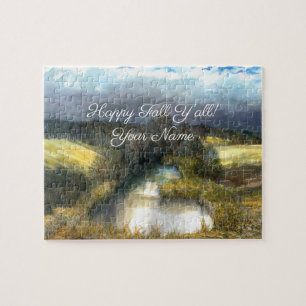 Puzzle Etanche d'automne peinture aquarelle