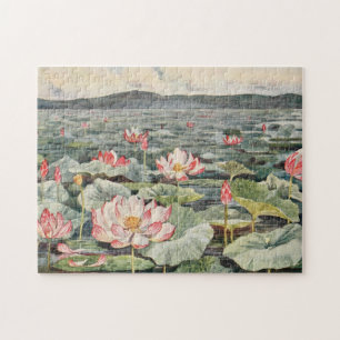 Puzzle Étang de Lotus coréen de palais